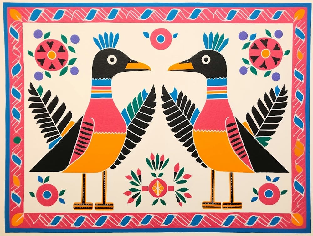 Canada Goose 1 Folk Style Animal Illustration