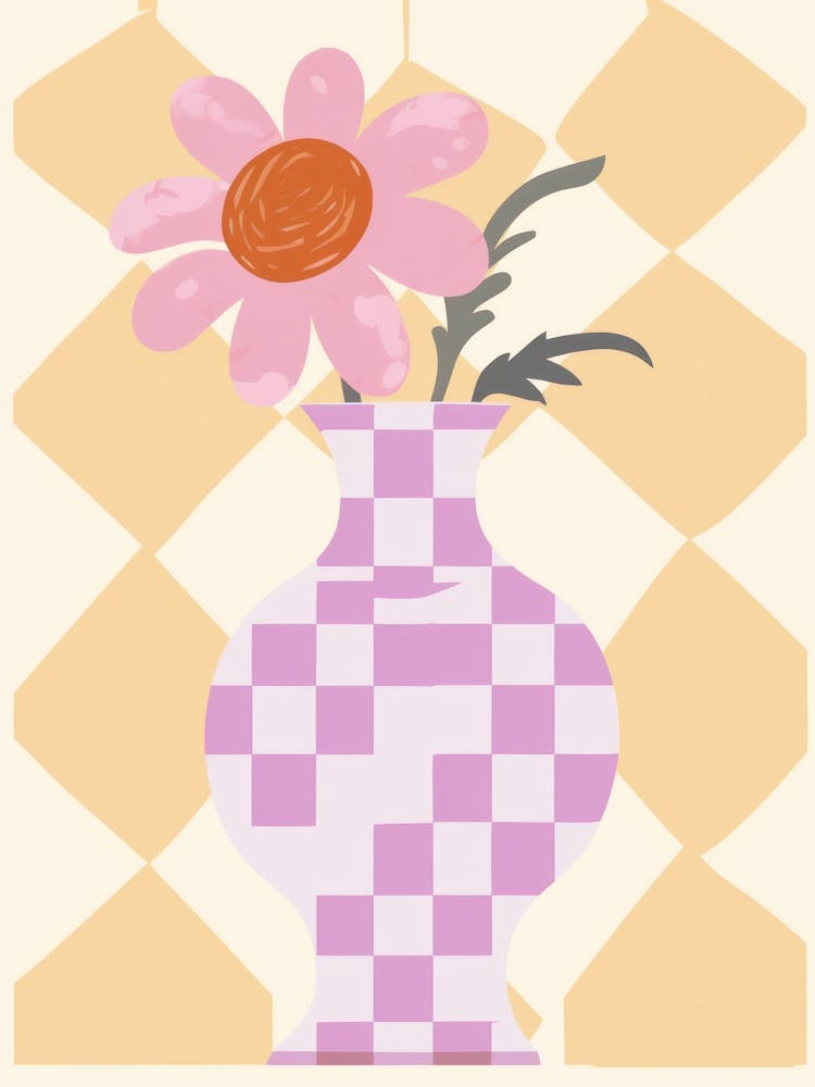 Lavender Flower Vase 1