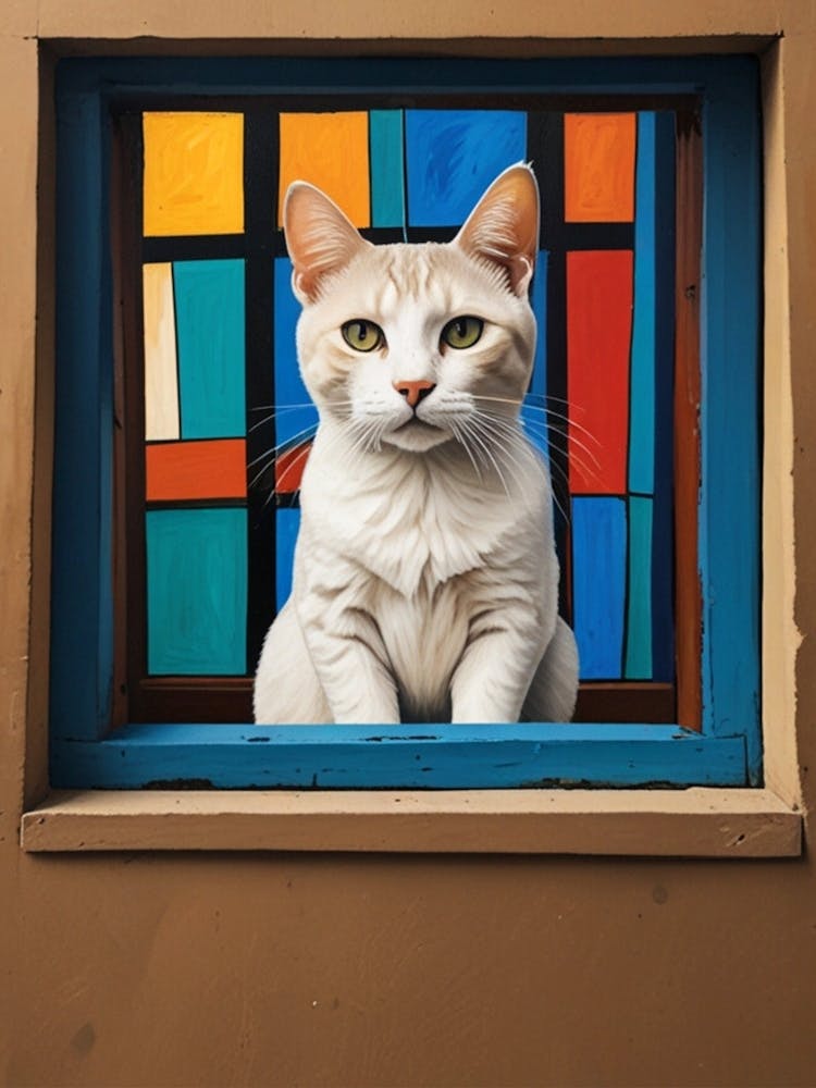Cat In The Window 3