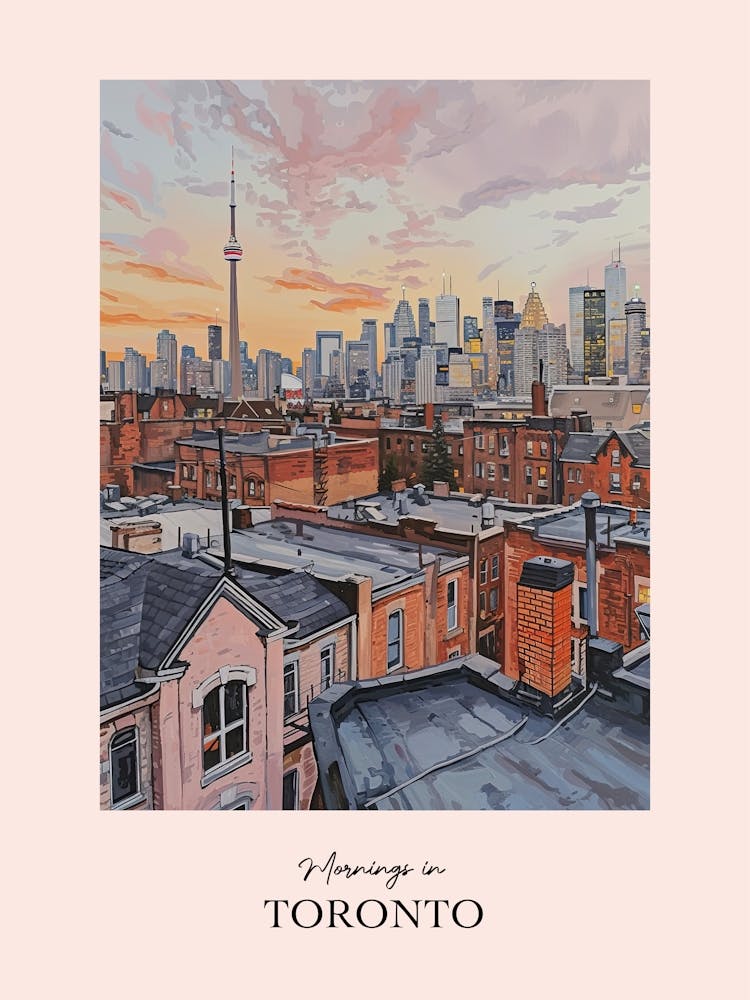 Mornings In Toronto Rooftops Morning Skyline 4