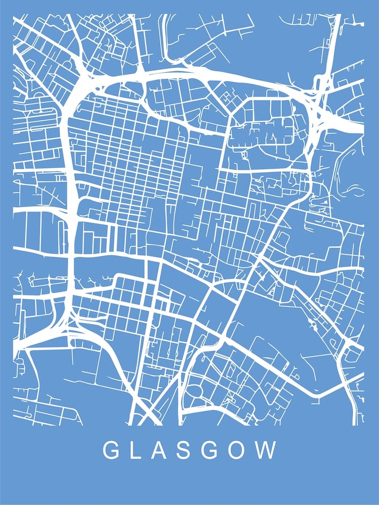 Glasgow Map Blueprint