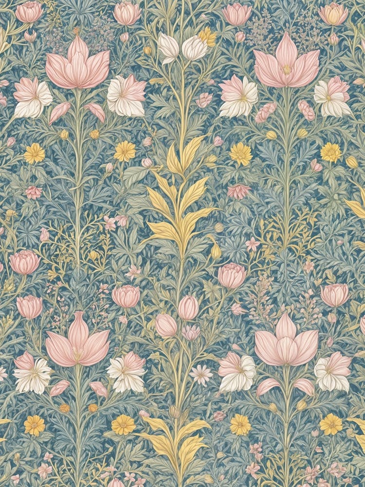 William Morris Inspired Floral Dance