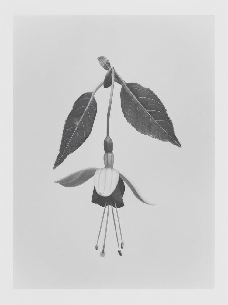 Fuchsia Flower Photo Collage 3