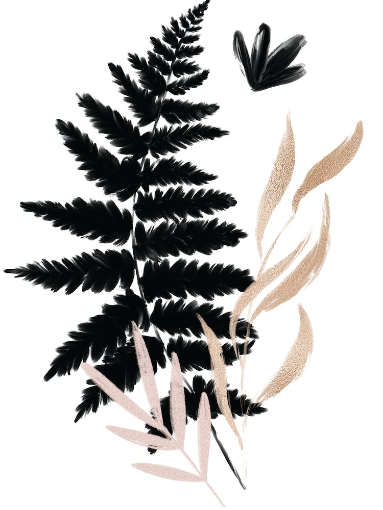 Delicate Floral Leaf