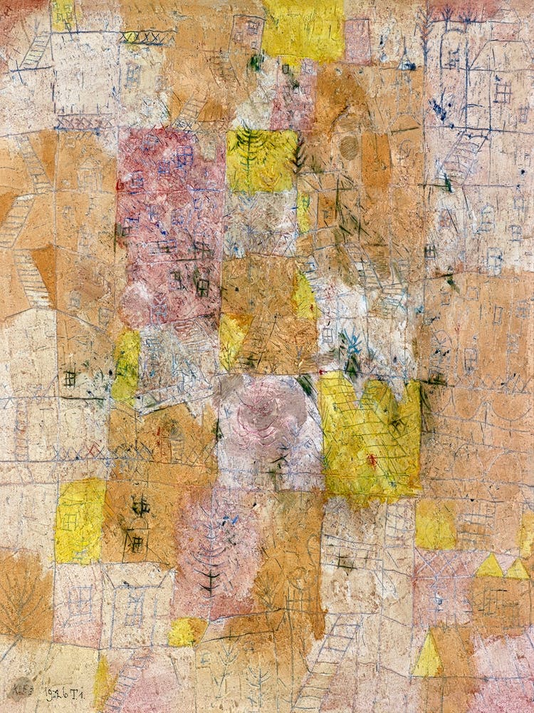 Suburban Idyll (Garden City Idyll) (1926), Paul Klee