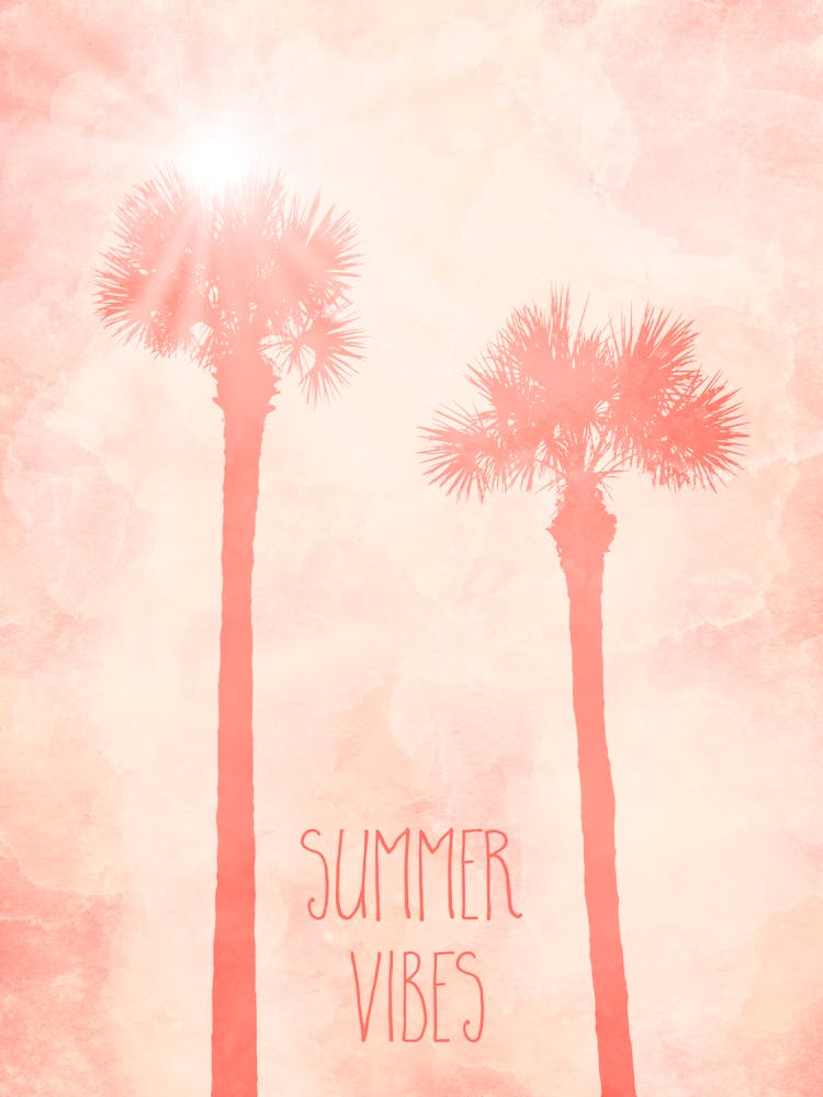 Palm Trees Summer Vibes