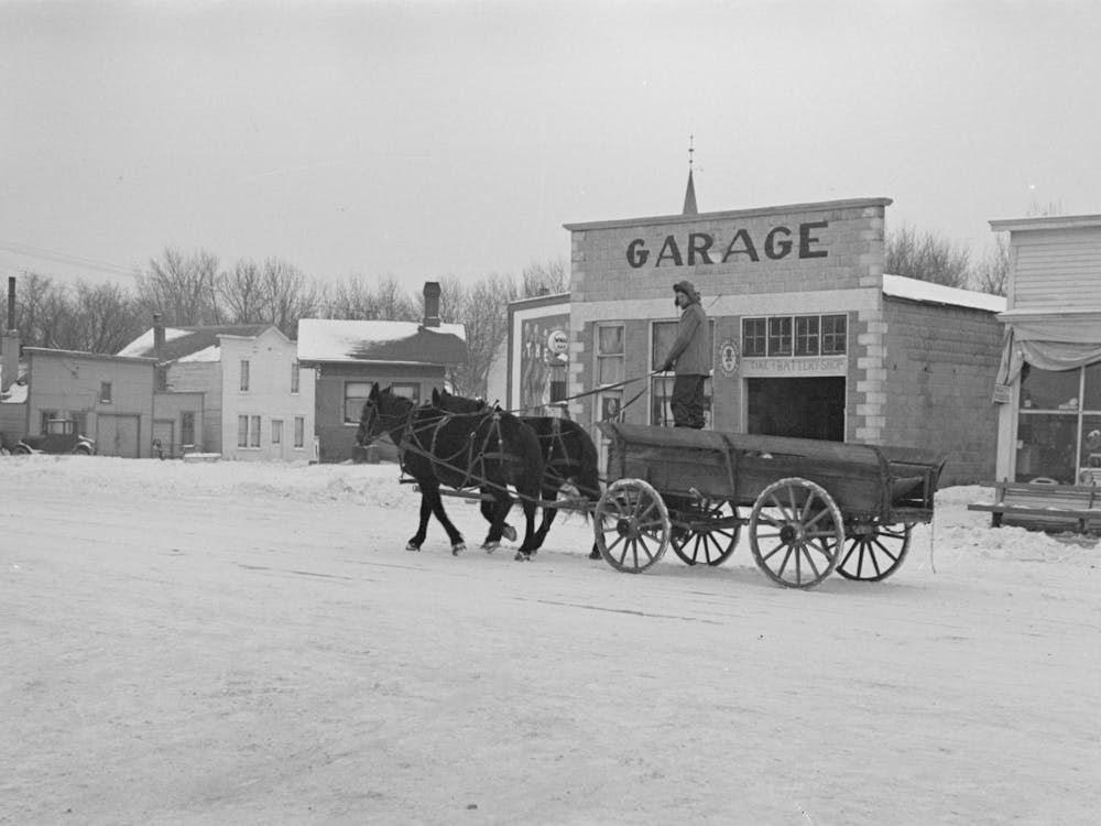 Untitled Photo, Possibly Related To Farmers In Town, Estherville, Iowa By Russell Lee 1