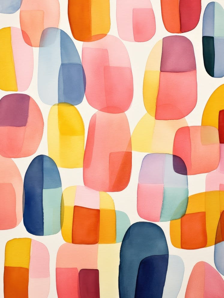 Abstract Watercolor Painting 9