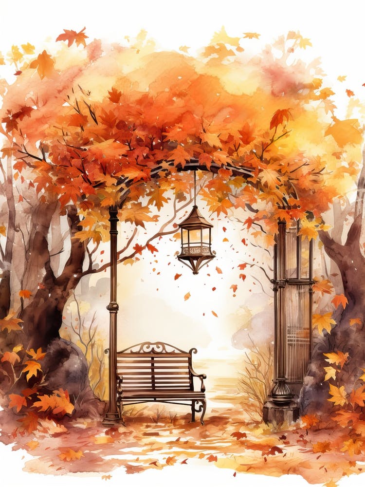 Cute Autumn Fall Scene 10