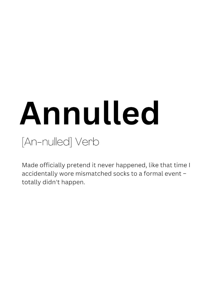 Annulled Definition Meaning 1