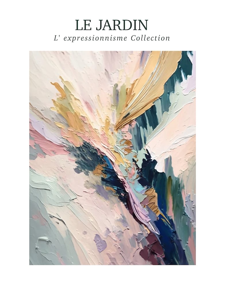 Le Jardin Abstract Oil Painting 3