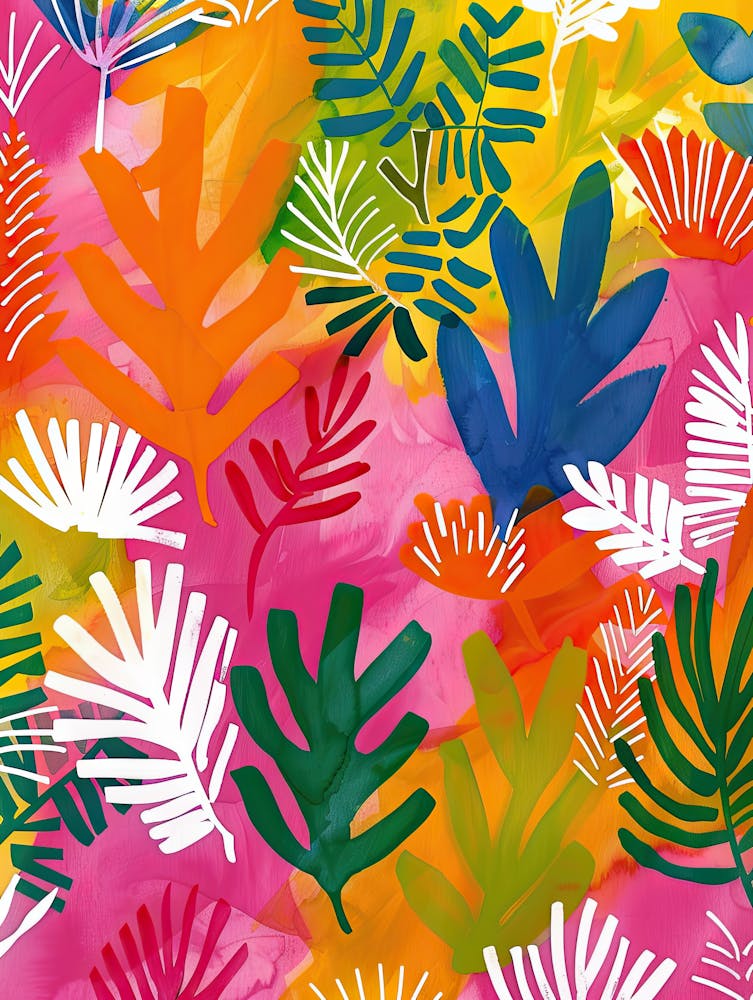 Mondstrahl Dschungel Matisse Stil