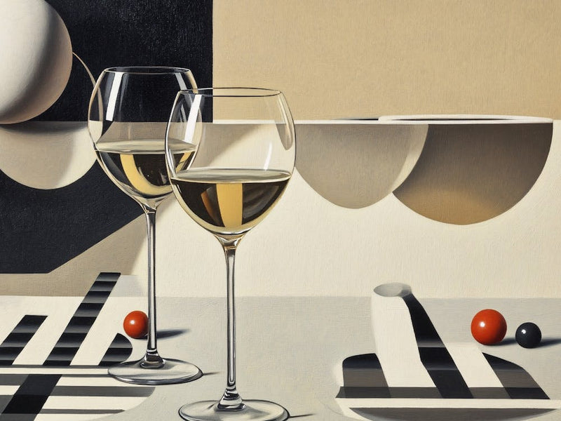 Two Glasses Of White Wine