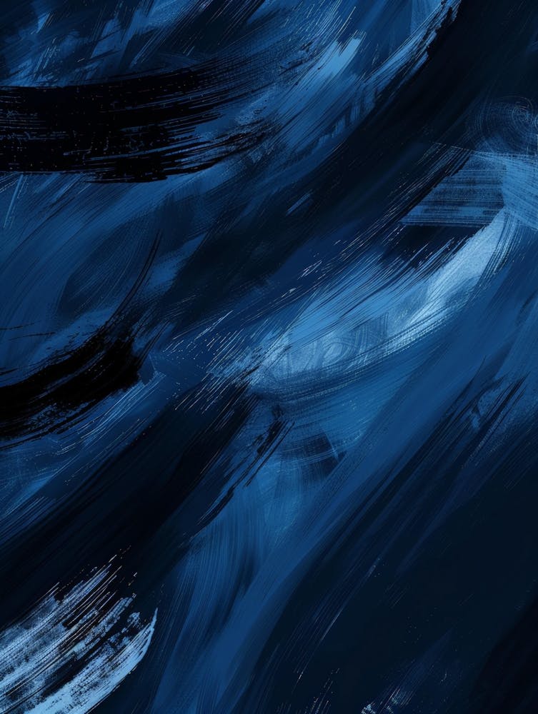 Abstract Blue Painting 16