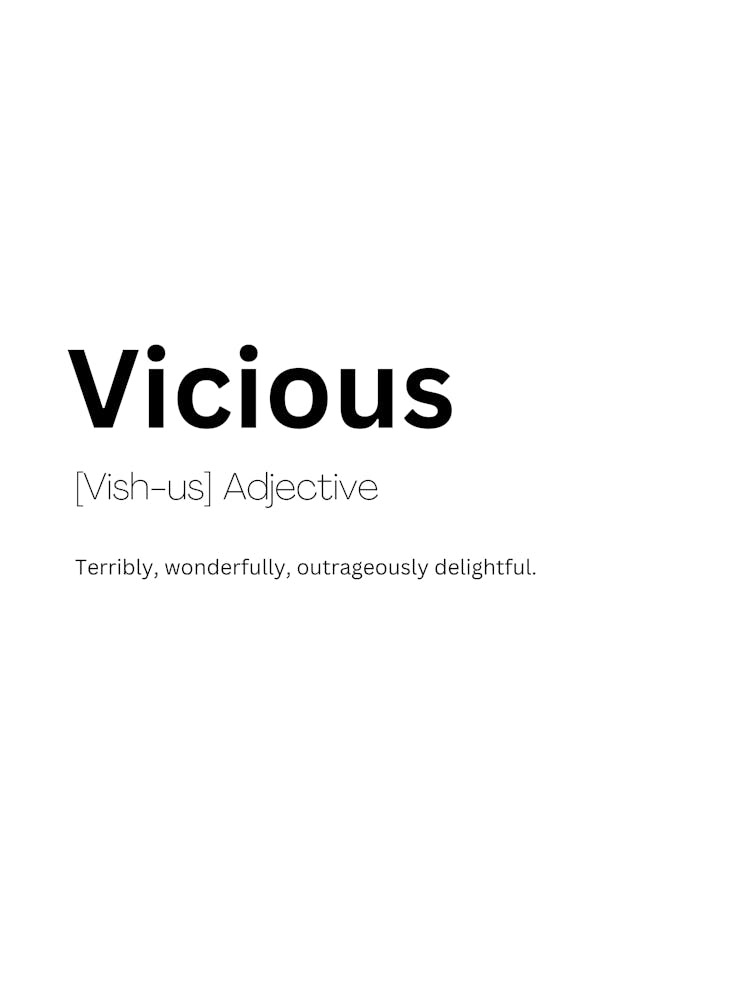 Vicious Definition Meaning