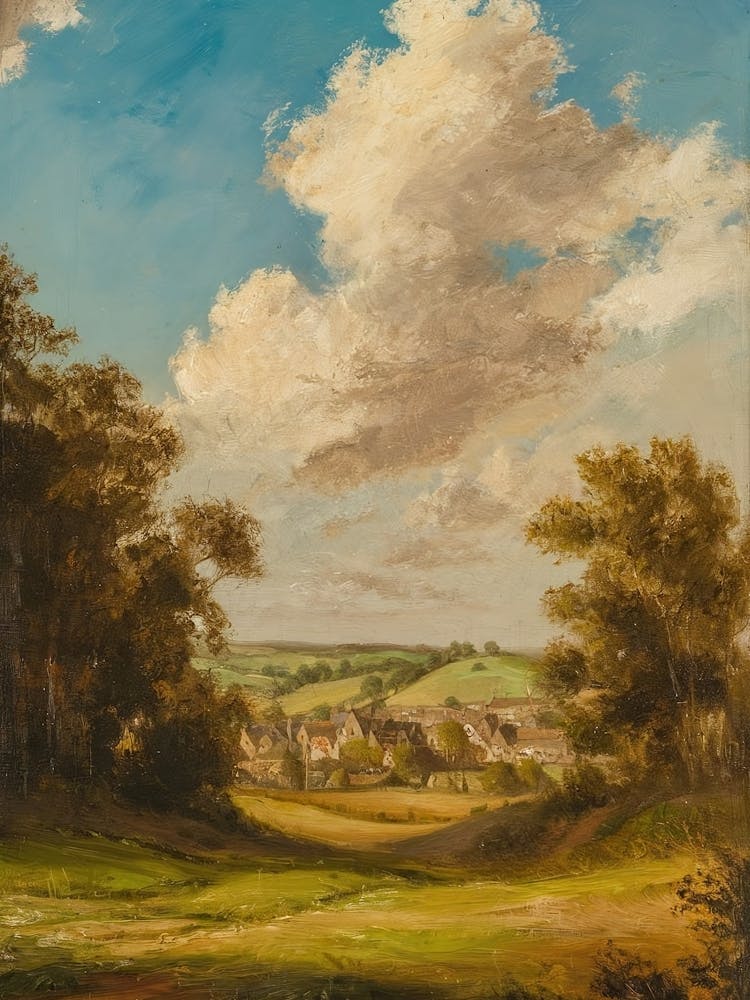 View Of A Village