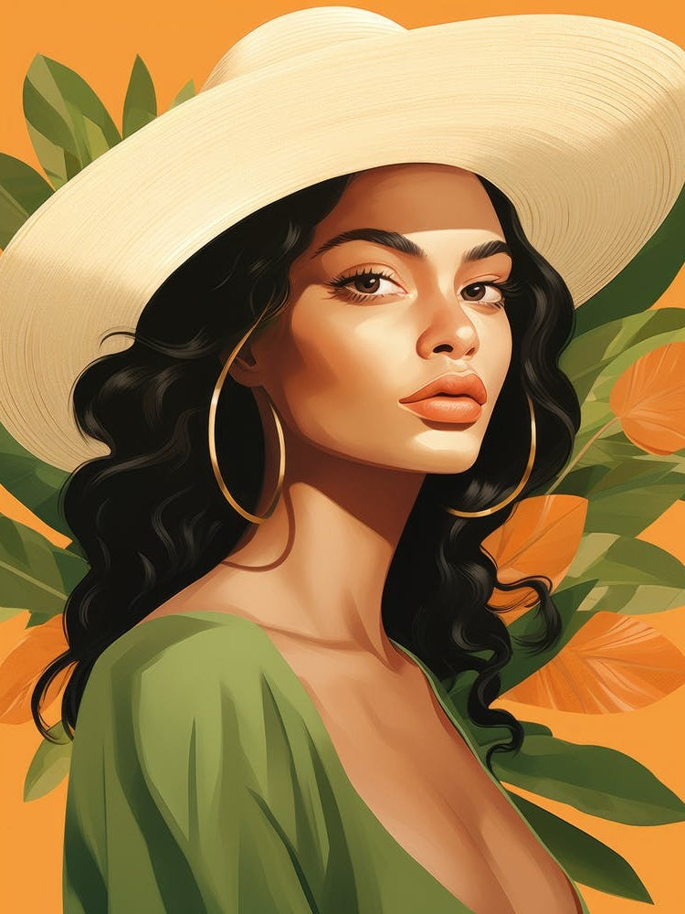 Portrait Of A Woman In A Hat 3