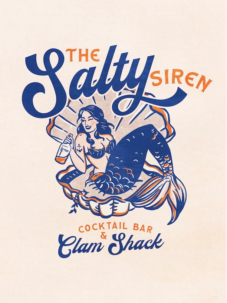 Salty Siren Dive Bar Mermaid