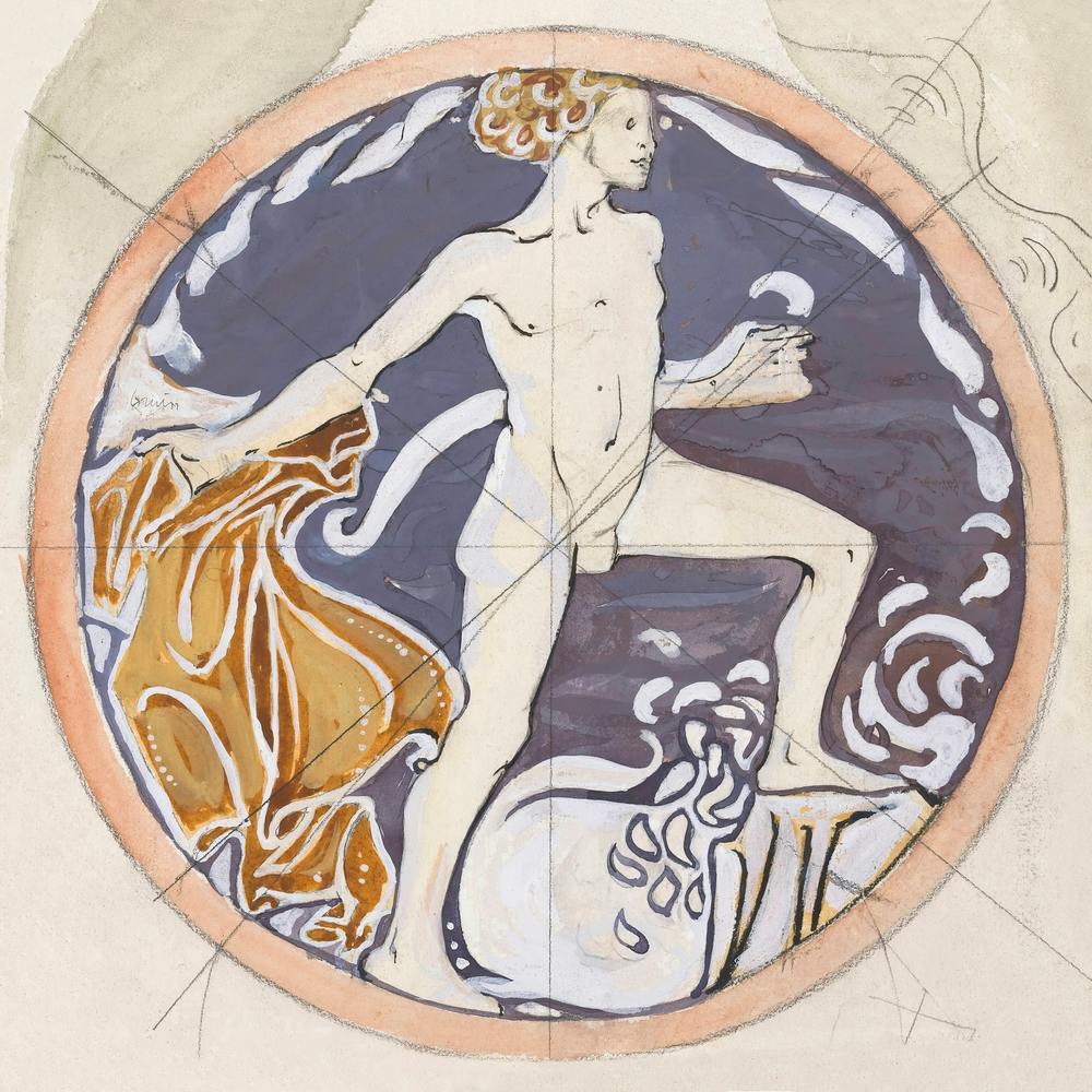 Design For Painting Of The General Dutch Diamond Workers Union (1878–1938), Richard Roland Holst