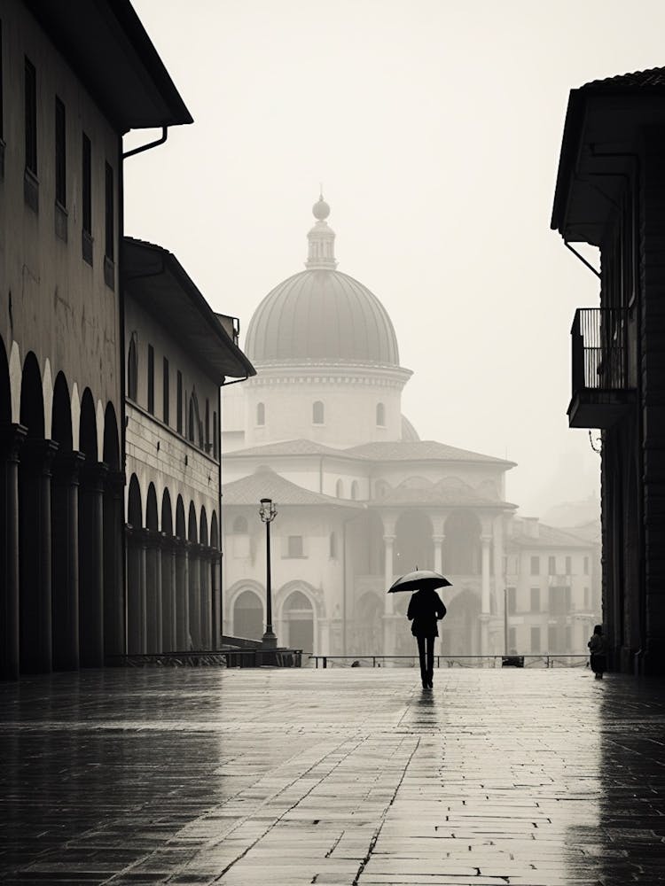 Bergamo, Italy,  Black And White Analogue Photography  3
