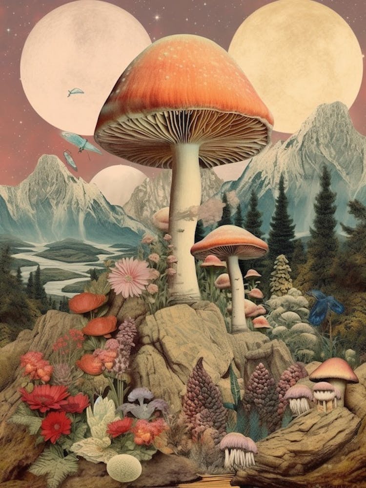 Mushroom Collage 3