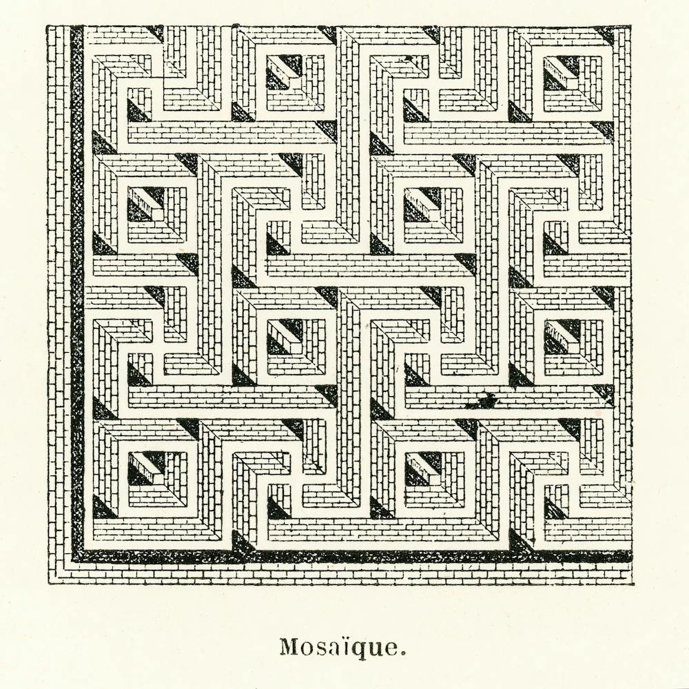 Mosaic Pattern, Albert Racine