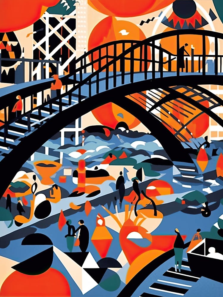 Helix Bridge Singapore Colourful 3