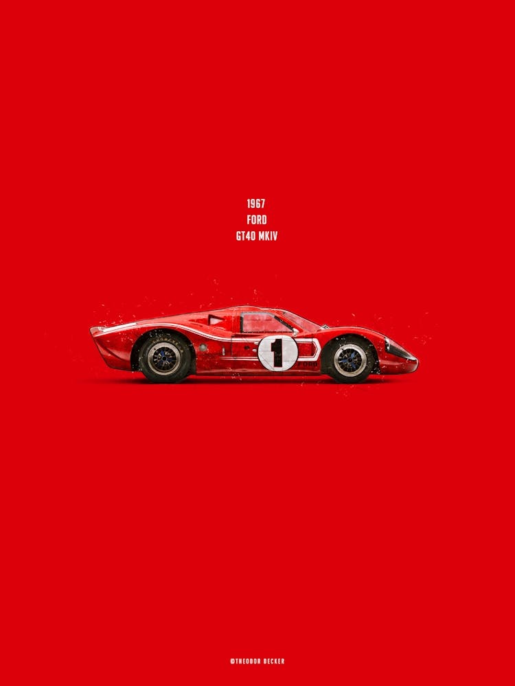 Cars in Colors, Ford Gt40 MK IV
