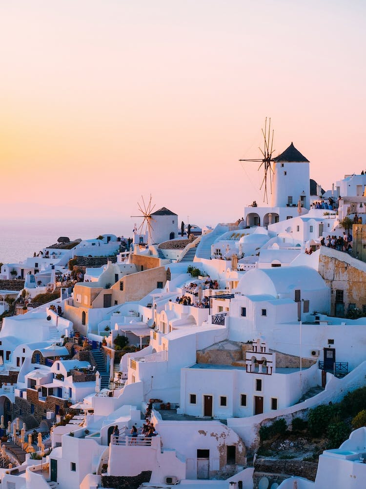 View Of Oia Santorini, Greece