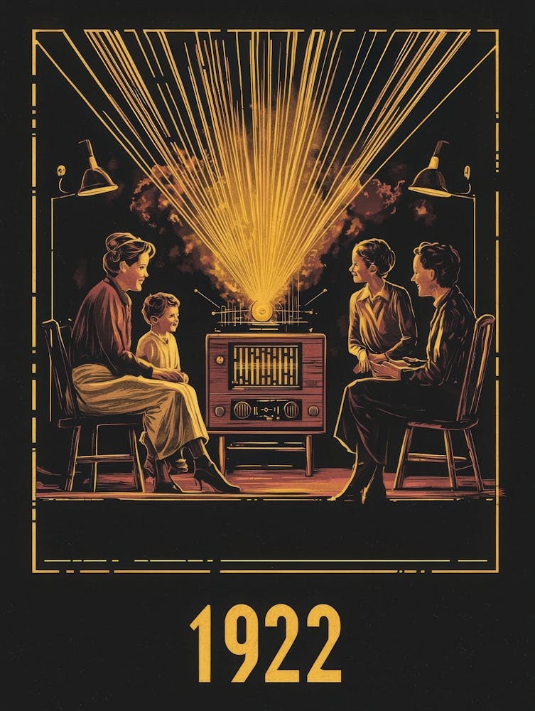 Aihrgdesign A Vintage Technology Poster Celebrating The Radio A36a3eb0 78e4 442e 9655 4922e10d492e 0