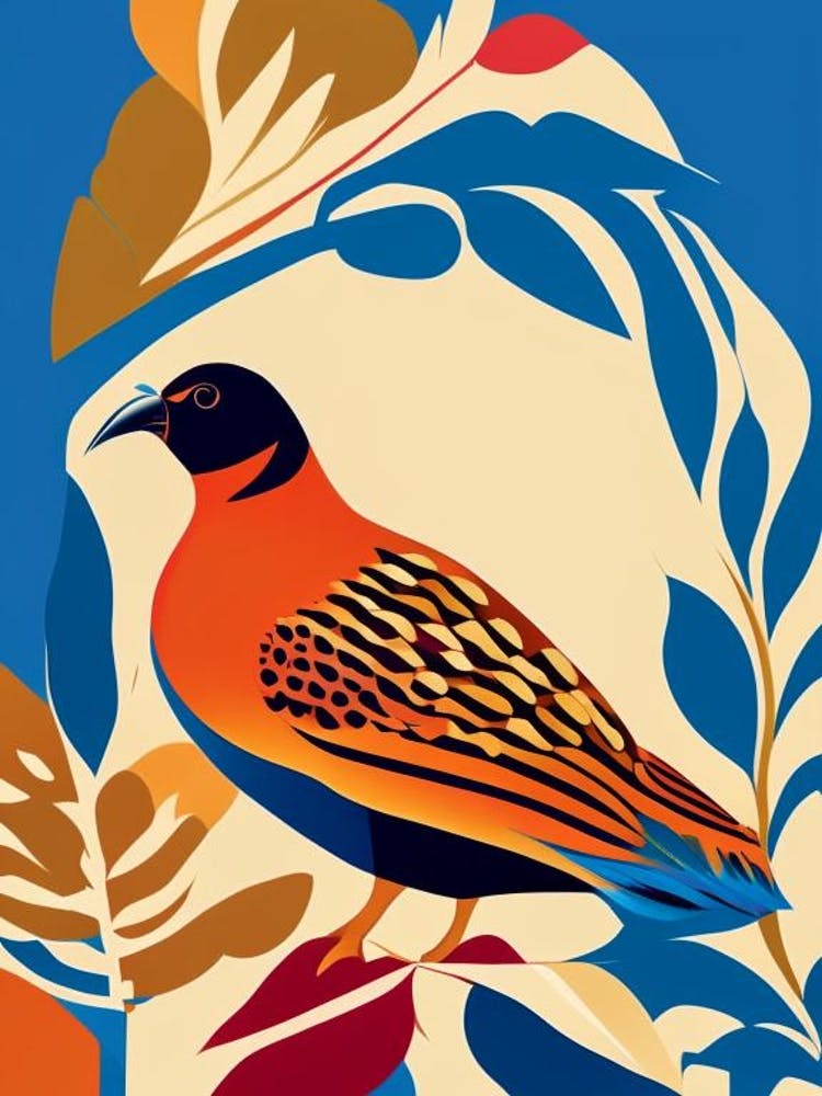 Partridge Pop Matisse 2 Bird