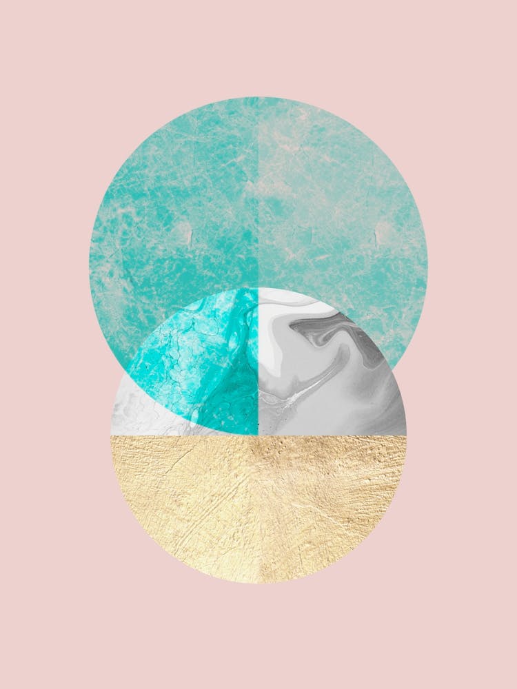 Geometry on pink background 5