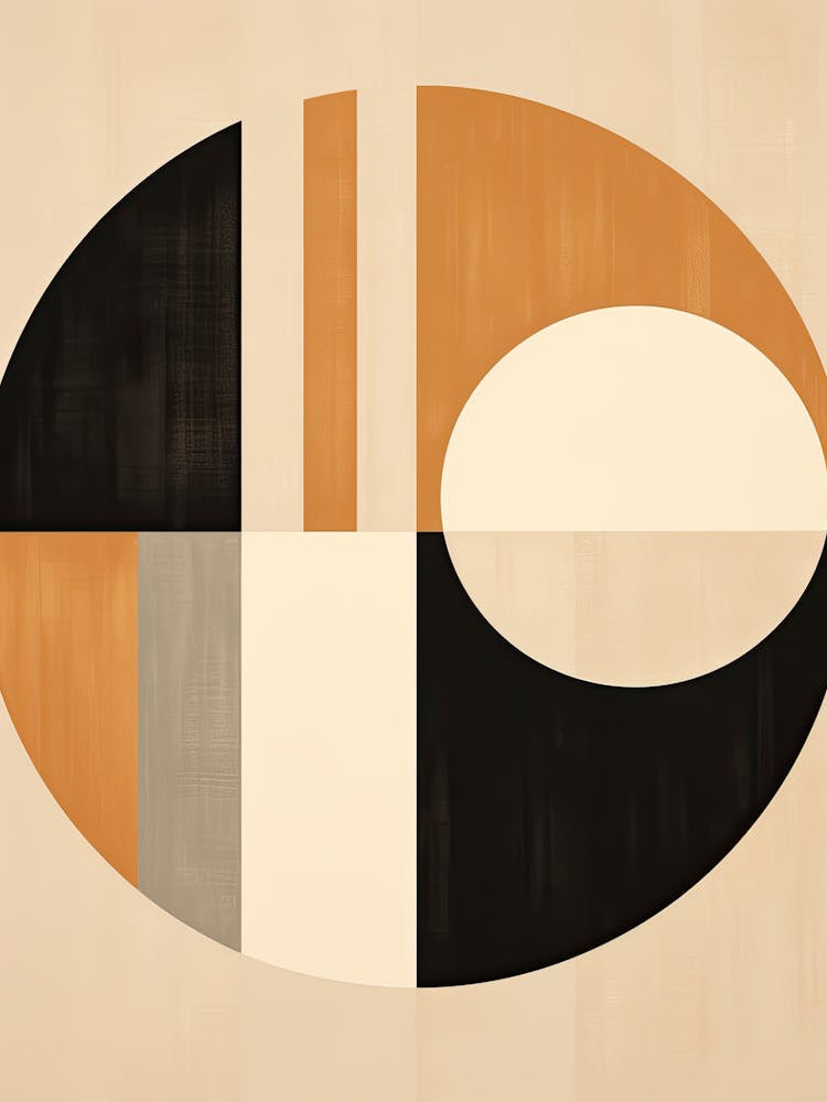 Ivory Hallein Geometric Symphony