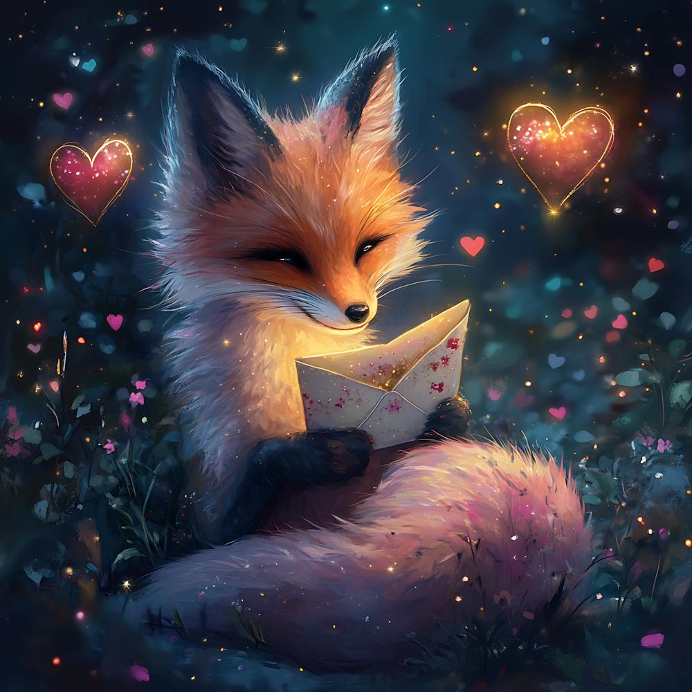 Fox Reading A Letter 2