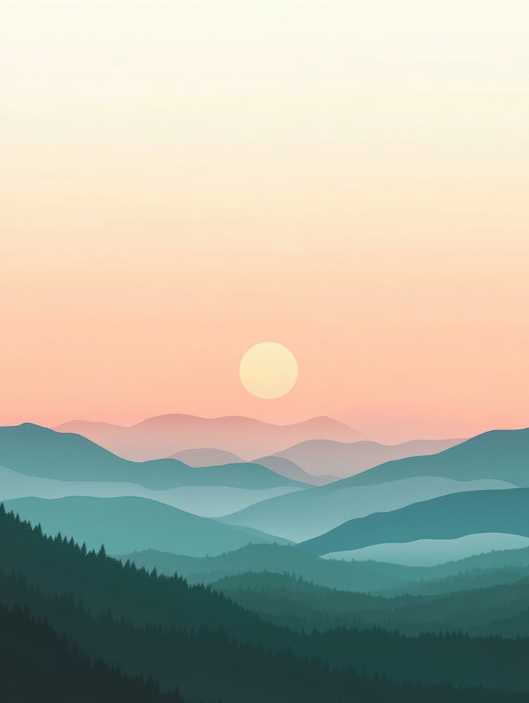 Sunset In The Mountains 21