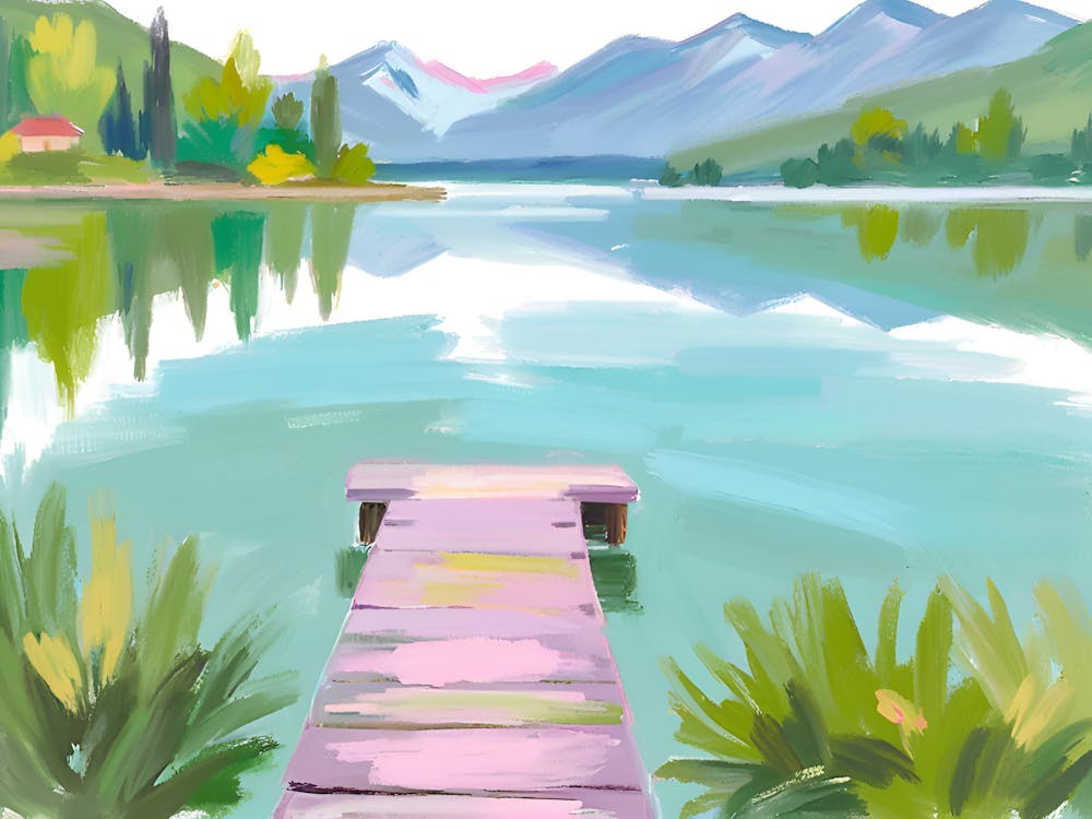 Dock By The Lake
