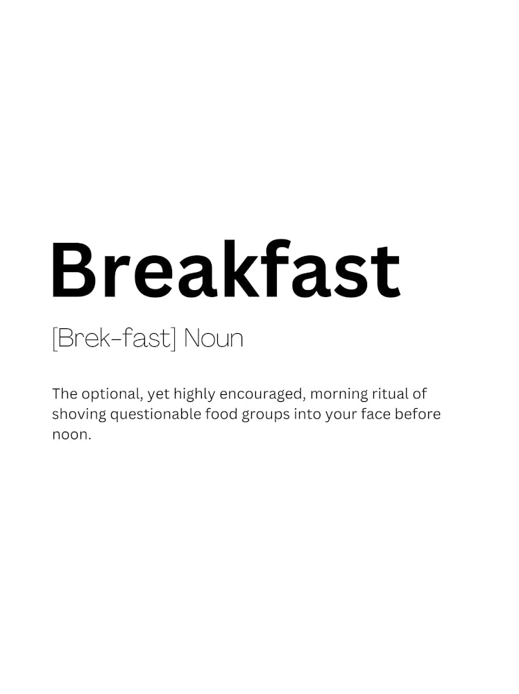 Breakfast Definition Meaning