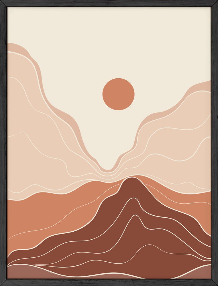 Boho Desert Landscape