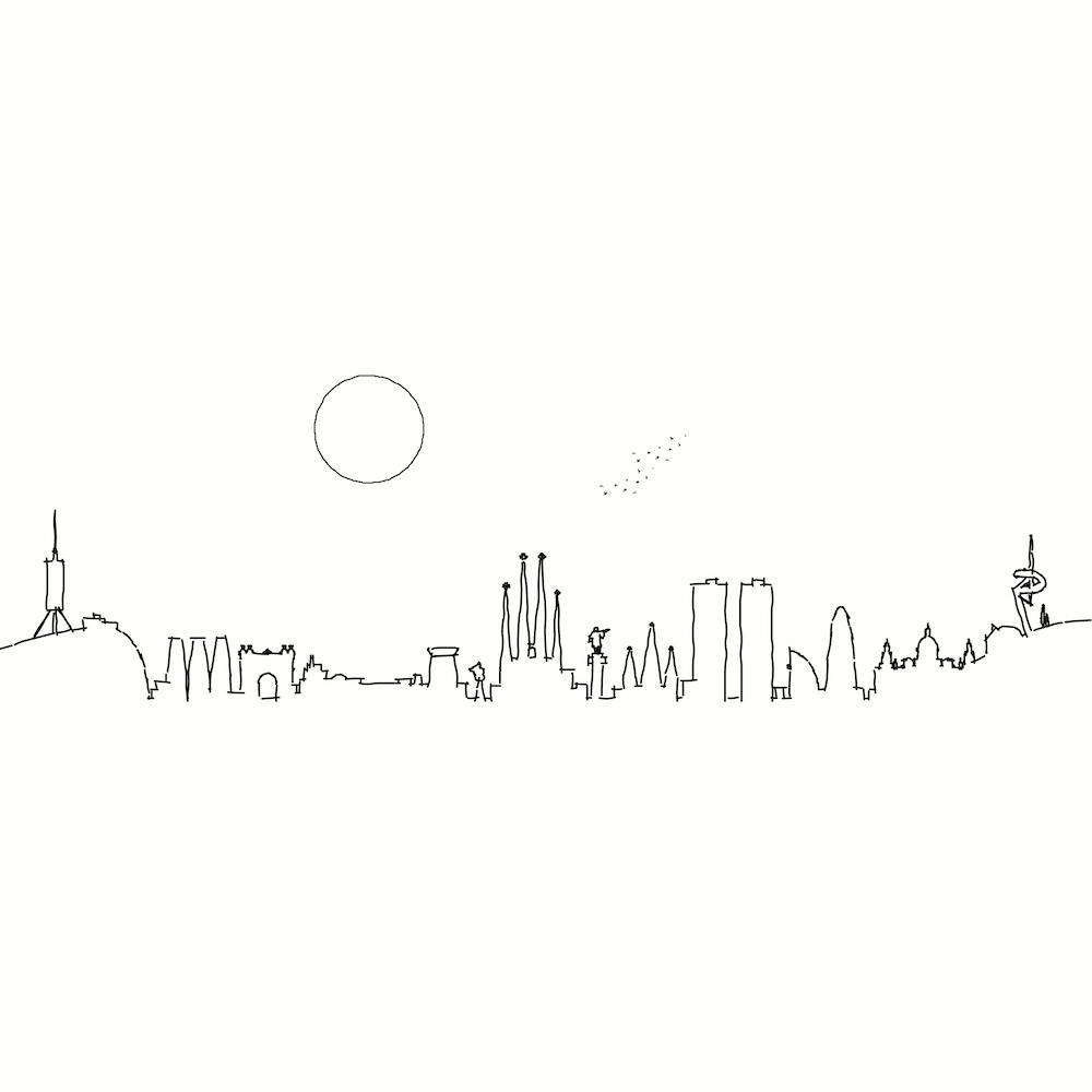 Barcelona Skyline