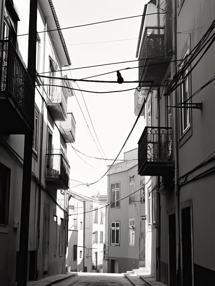 Lisbon, Portugal, Photography In Black And White 3