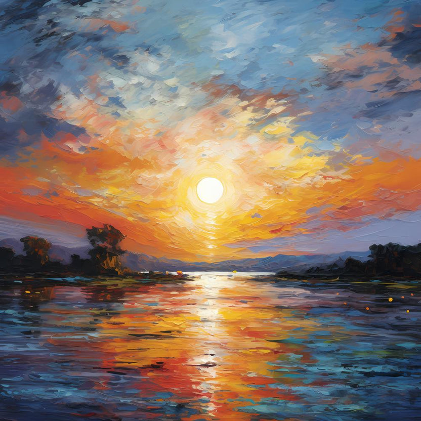 Vertical Tranquility: Lakeside Reverie