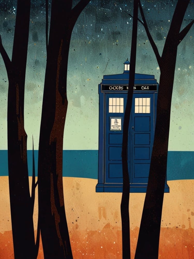 Tardis In The Woods