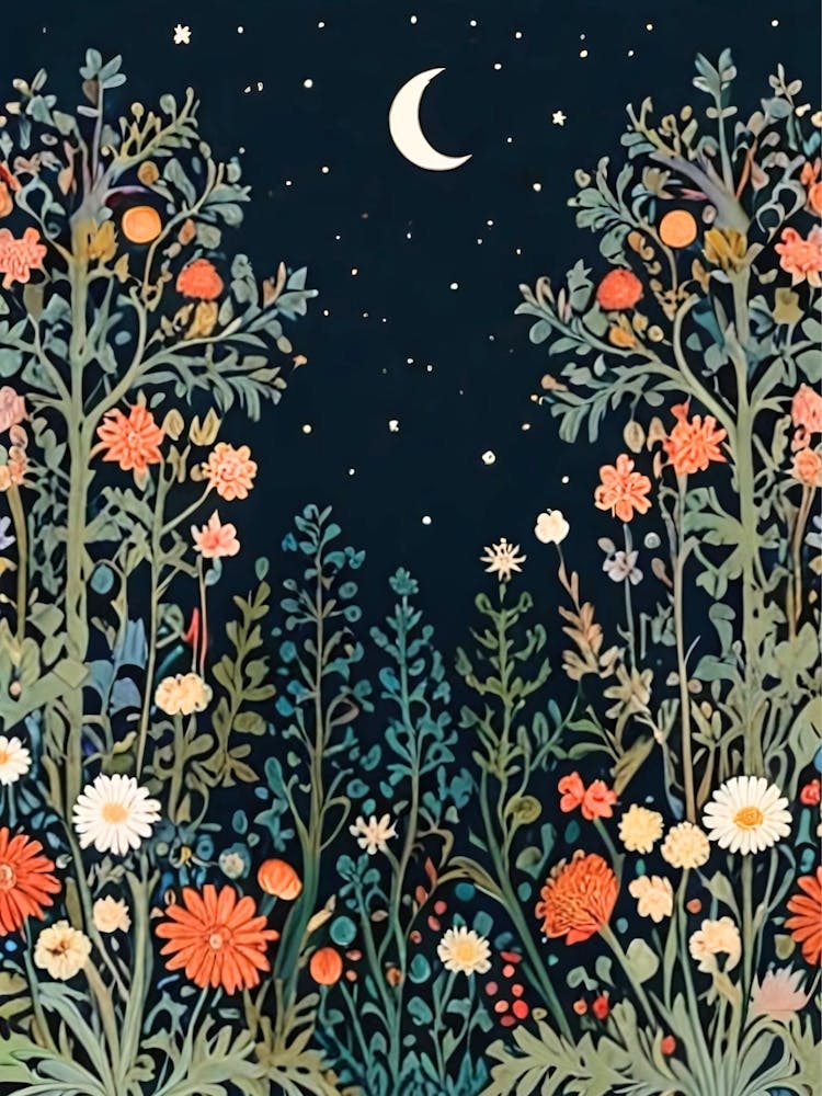 William Morris Night In The Garden 16