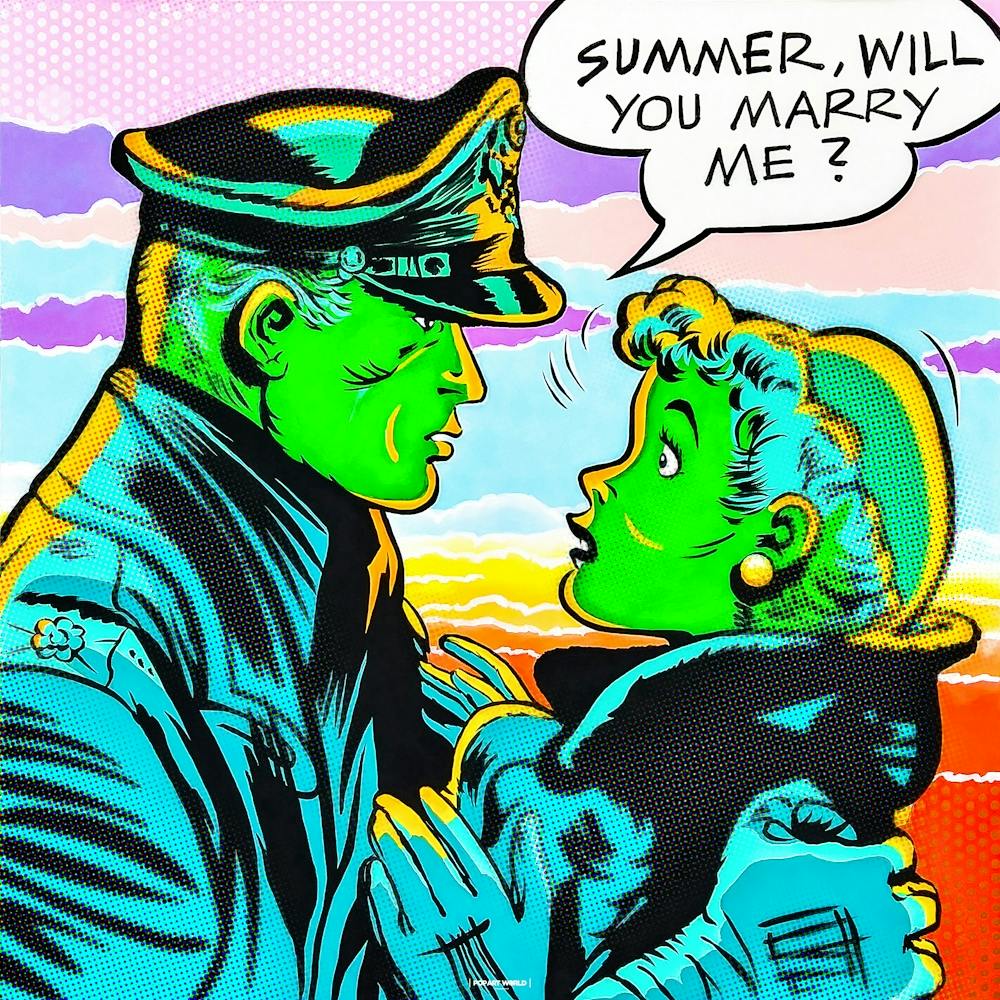 Summer... | Digitale Comic-Kunst | Pop Art Welt 2025