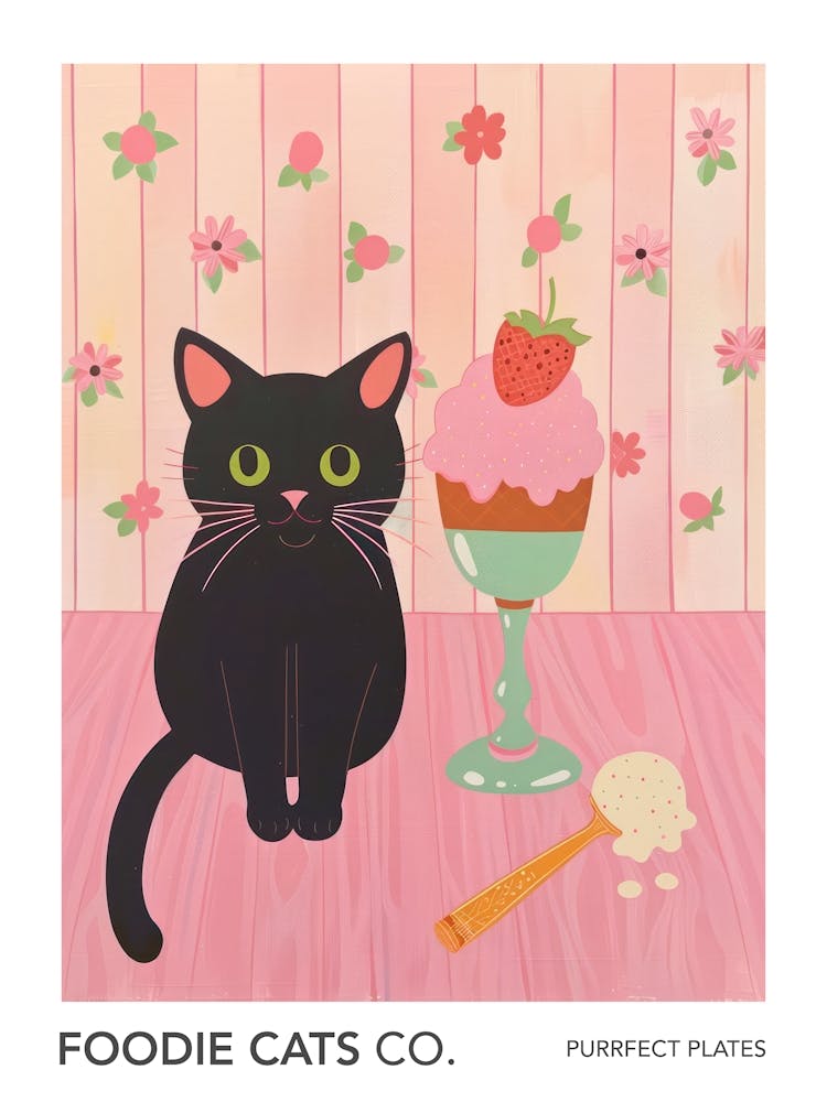 Foodie Cats Co Cat And Ice Cream 2