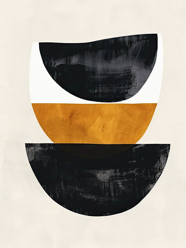 Eclipsed Edges Bauhaus Minimalist