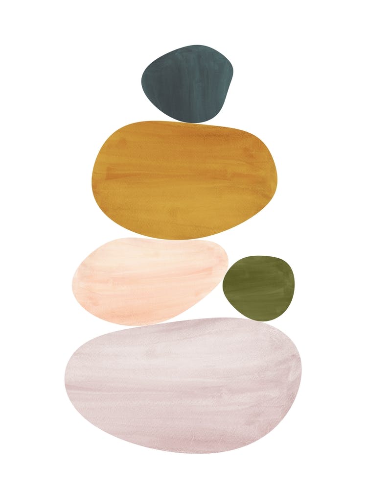 Aquarell Balanciersteine