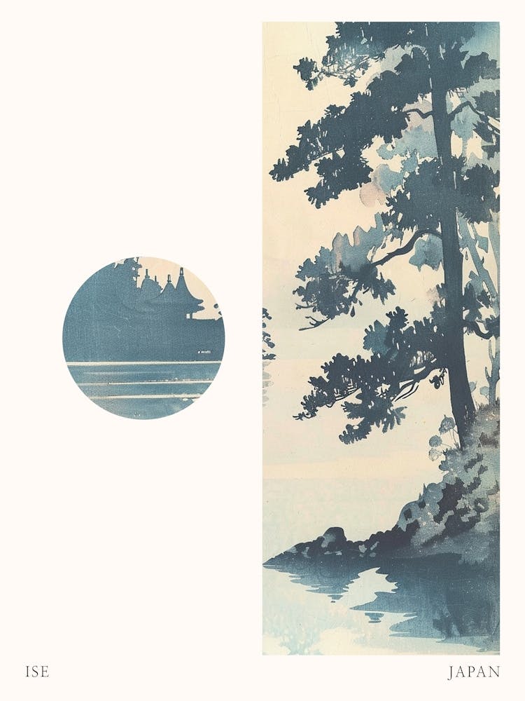 Ise Japan 5 Ausschnitt Reiseposter