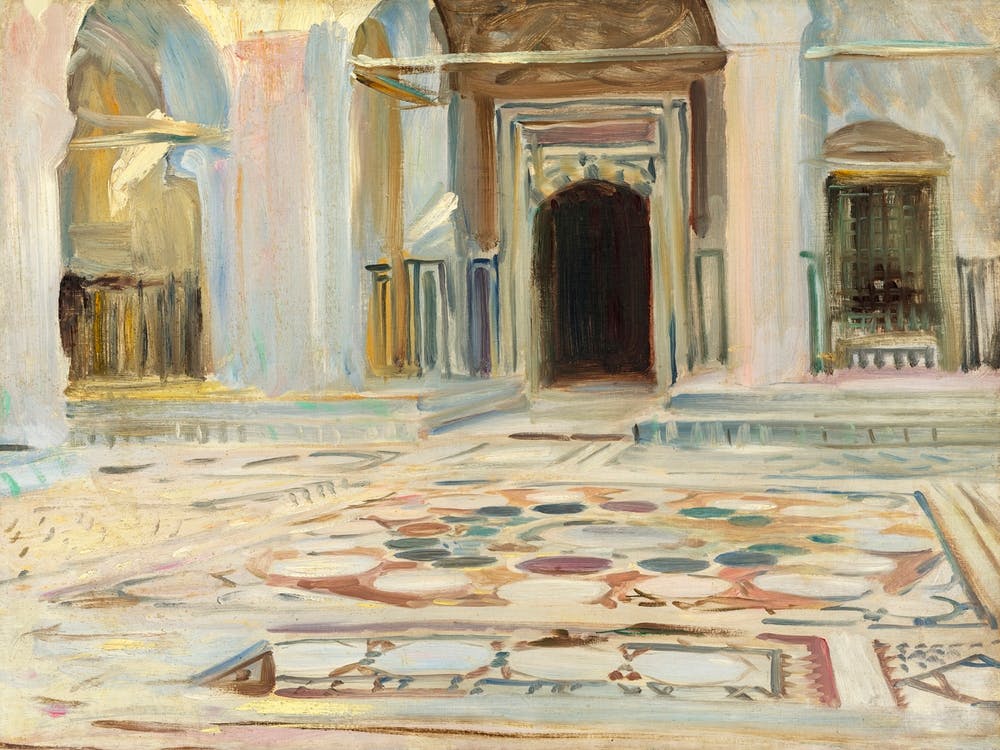 Pavement, Cairo (1891), John Singer Sargent