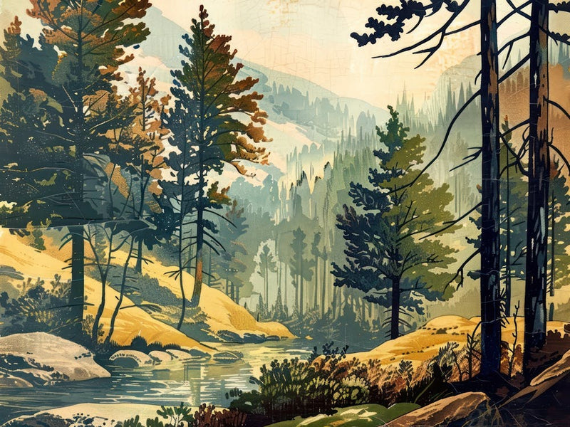 Retro Mountains 9